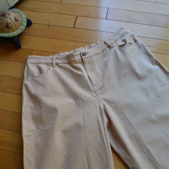 Pact Straight Leg Pants Tan Size XXL - Picture 2 of 11